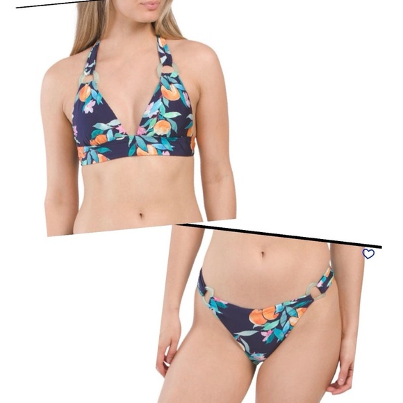 Sunshine 79 Set Swimsuit Peaches Top and Bottom Size 8 - Picture 3 of 14